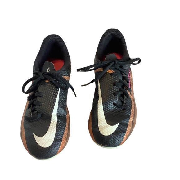 Nike Phantom GT2 Academy DF Soccer Cleats Youth Sizy 1 Black/Brown - Picture 6 of 9
